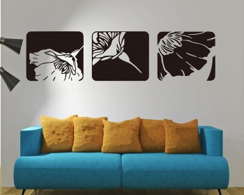 Flower Frame  Decals Modern Wall Art